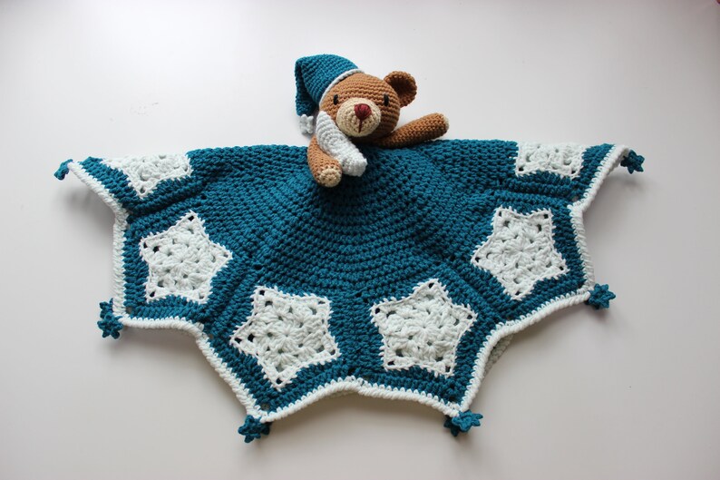 Twinkle the Bear Baby Comforter Crochet Pattern Etsy
