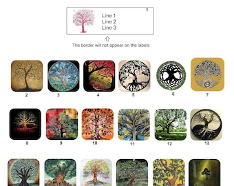 Personalized Address labels Tree of Life Buy 3 get 1 Free jx 23