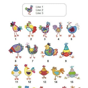 80 Small Personalized Return Address Labels Farm Country Cartoon Chicken (re 79)