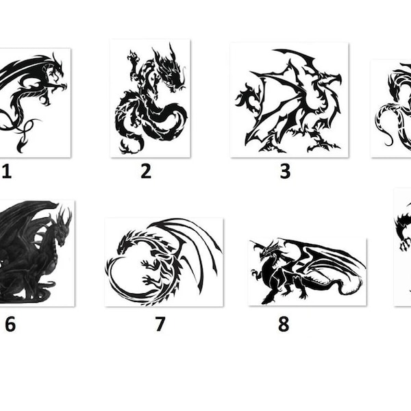 Dragon Labels - Etsy