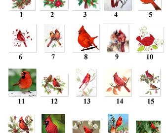 Etiquetas De Endereço De Natal Cardinal Stream Deluxe – Conjunto De 48