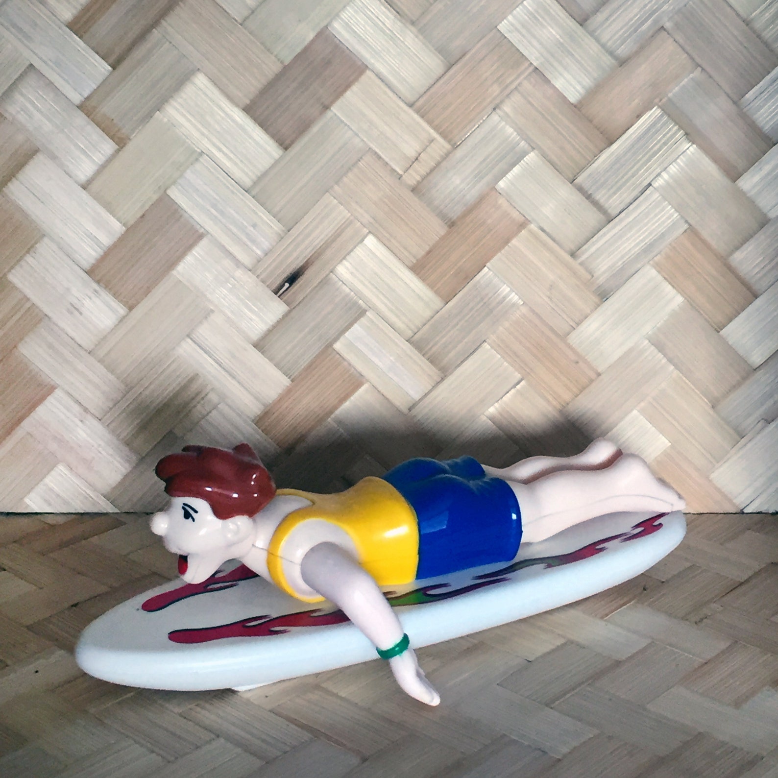 Paddling Surfer Water Toy Etsy