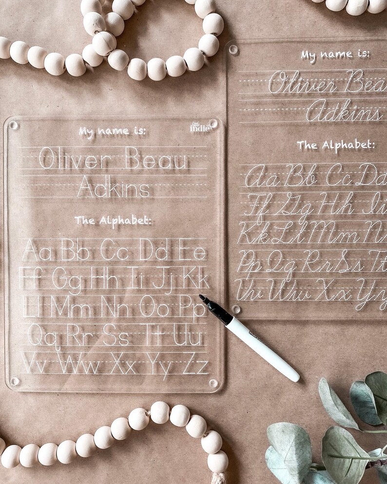 Tracing Board Bundle SVG File Digital Download PDF Letter Etsy