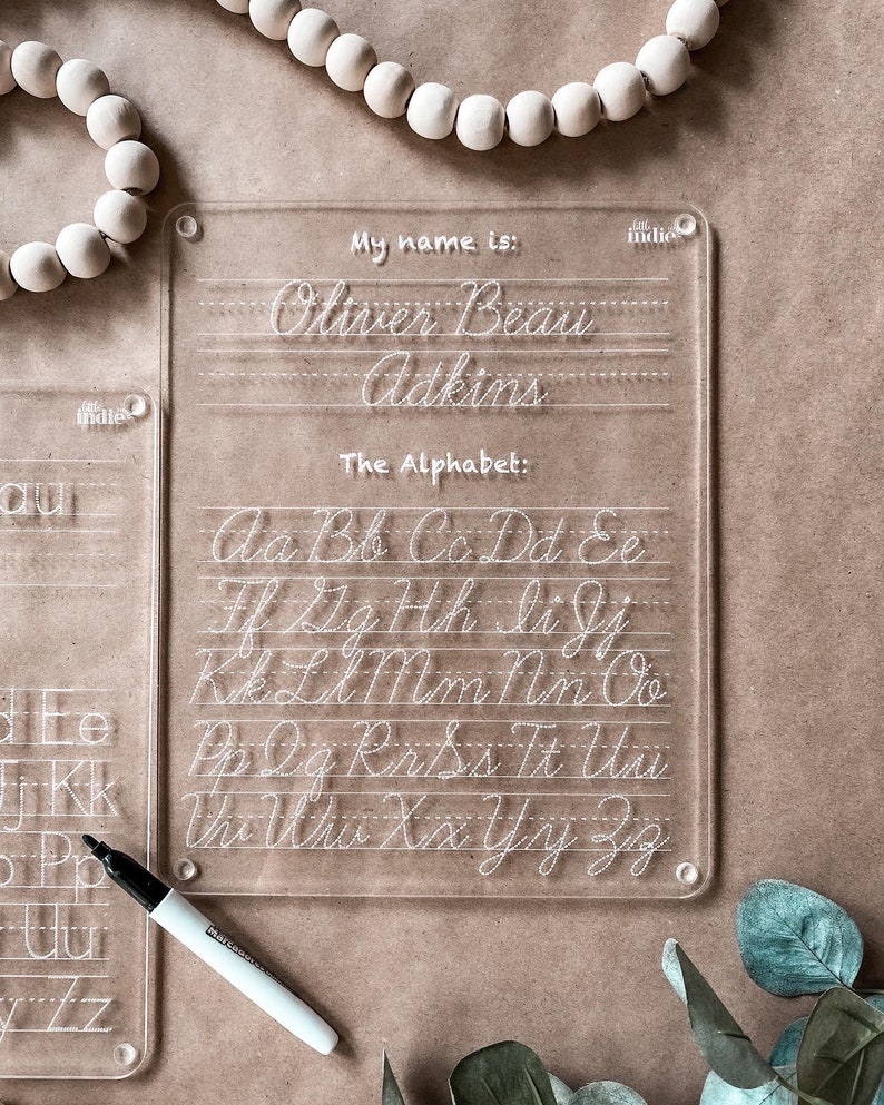 Tracing Board Bundle SVG File Digital Download PDF Letter Etsy