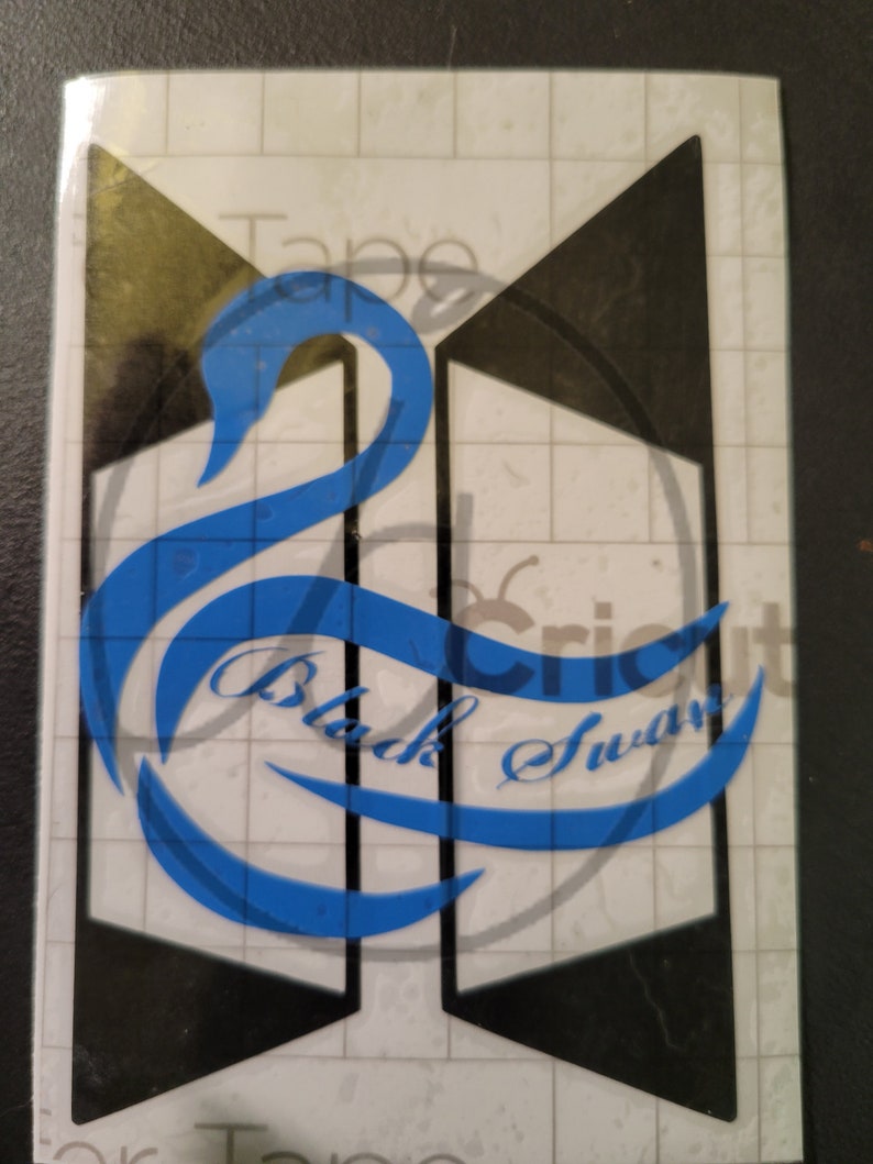 BTS Black Swan Logo Vinyl Decal Etsy