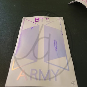 BTS / ARMY logo vinyl decal version 1