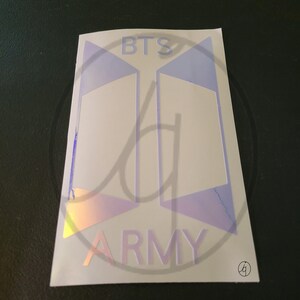 BTS / ARMY logo vinyl decal version 2