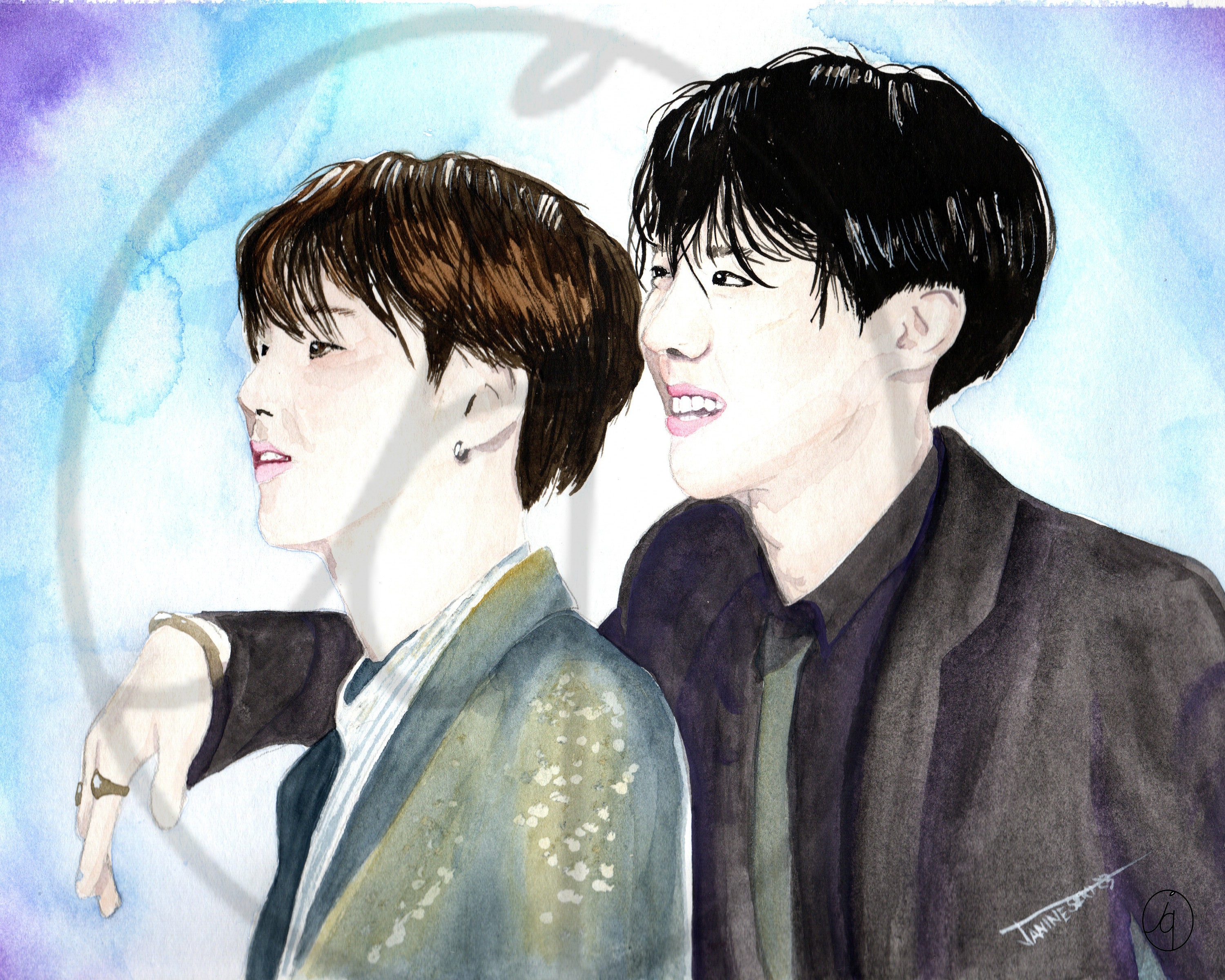 Sope watercolor print