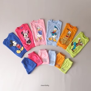 Disney Character Sweater and shorts set for Kids and Toddlers