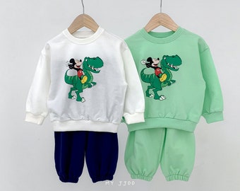 Kids Mickey Sweatshirt and Jogger Set, Made in Korea