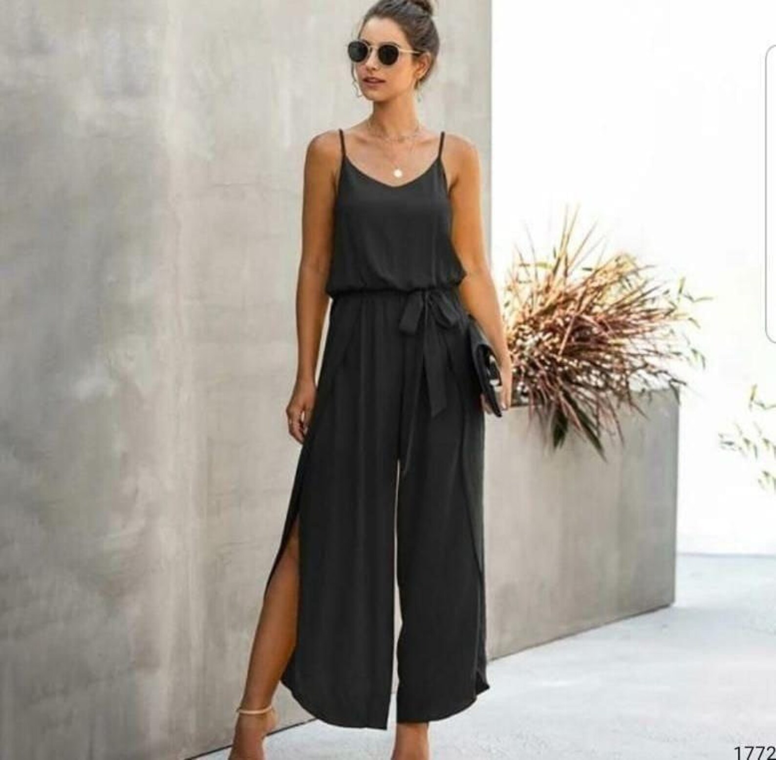 Elastic Waist Jumpsuit Women Romper Women Overalls Women - Etsy