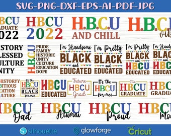 HBCU svg, HBCU svg bundle, Grad Alumni, Black History Svg, Hbcu Graduate, Historically Black Collage and University Svg, Files for Cricut