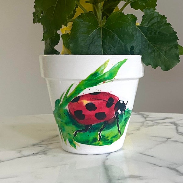 Ladybug Planters - Etsy