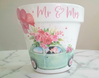 Wedding gift, Wedding decor, Newlyweds gift, Mr. and Mrs. gifts, Marriage gift, Wedding gift, Bridal shower gift, Mr. and Mrs. pots