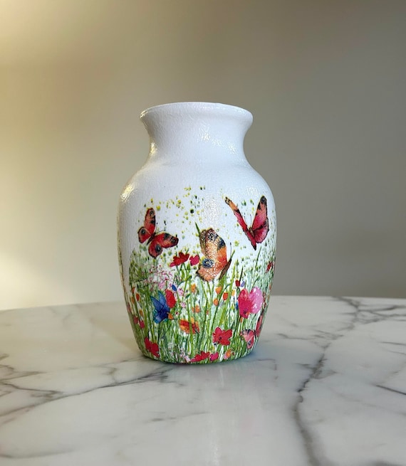 Vazen Glas Heldere Glazen Bloemenvaas - 24CM Verdikte Kristallen Glazen Vaas Voor Bloemen - Decoratieve Vaas Voor Pampasgras - Tulpen - Orchideeën - Rozen Verdikt Glas Vaas