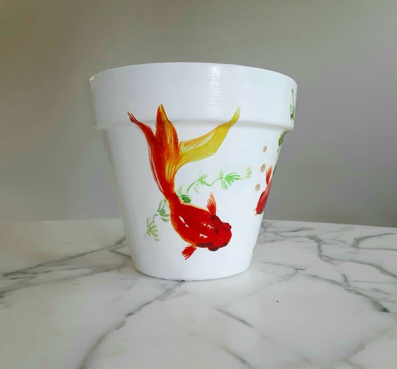Koi Fish Planter6 Inch Koi Fish Koi Fish Gifts Fish Plant Etsy Canada