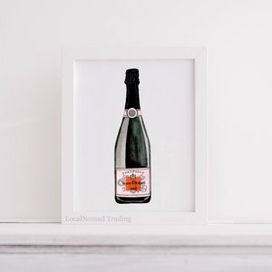 Boozy Champagne Bar Art Print