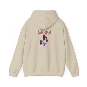Super Mom graphic hoodie | Mom and daughters illustration sweatshirt