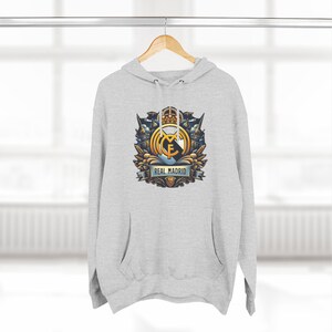 Real Madrid Crest Hoodie | Soccer Team Logo Back Print Bild 14