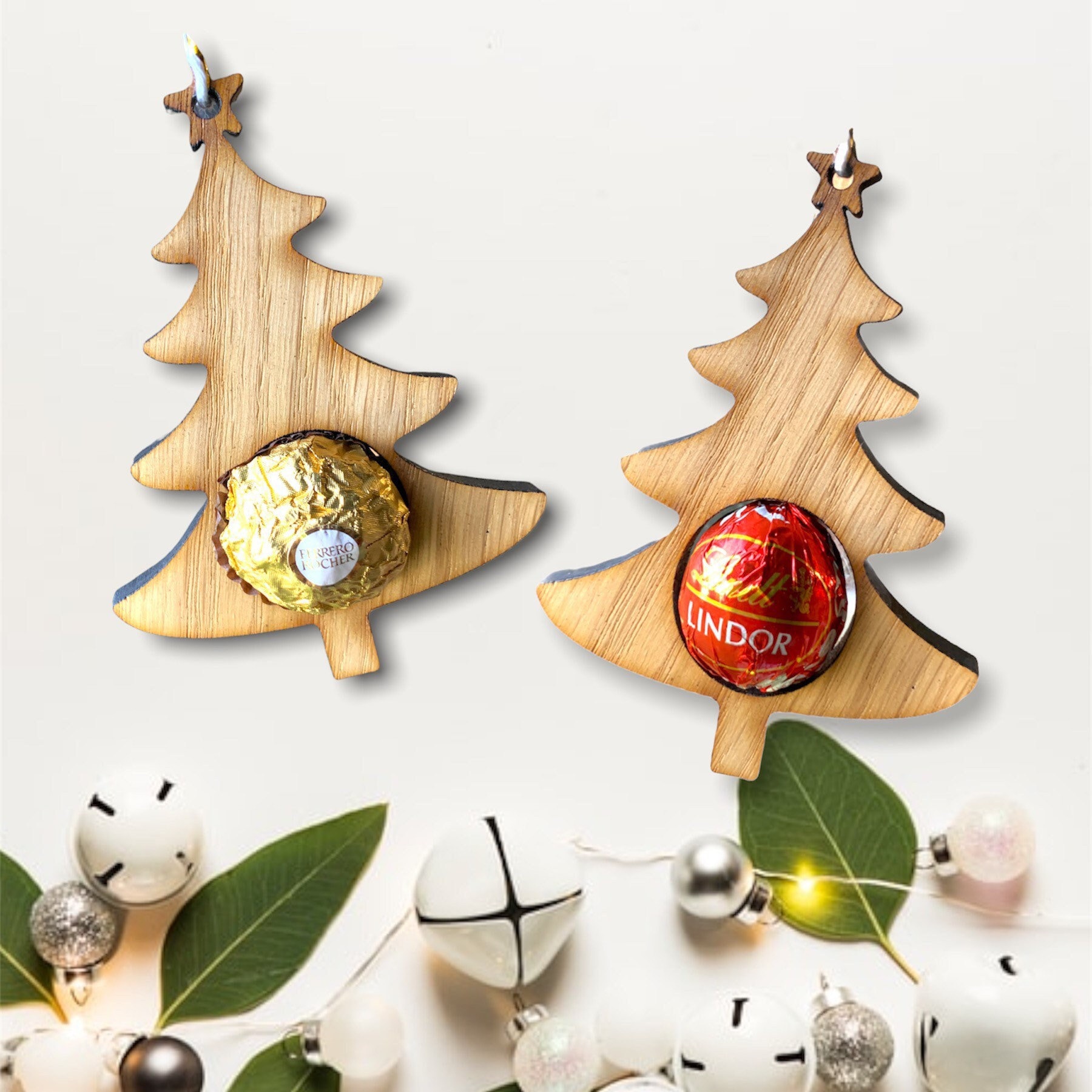 Chocolate Christmas Tree Ornaments