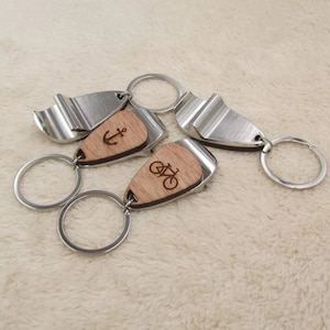 Personalised Bottle Opener Wooden Engraved Custom Gift | Any Text Available