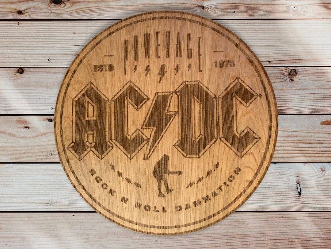 ACDC Wall Plaque - Etsy