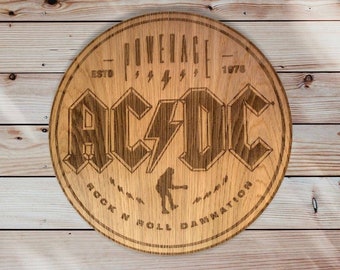 Acdc Wall Art | Etsy UK