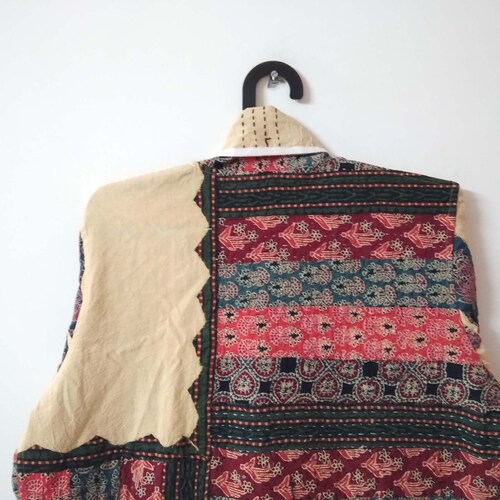 Cut Work Kantha shops Jacket, Patchwork Kantha Jacket, Handmade Kantha Jacket, Winter Wear Coat, Women Jacket, Kantha Jacket For Christmas Gift