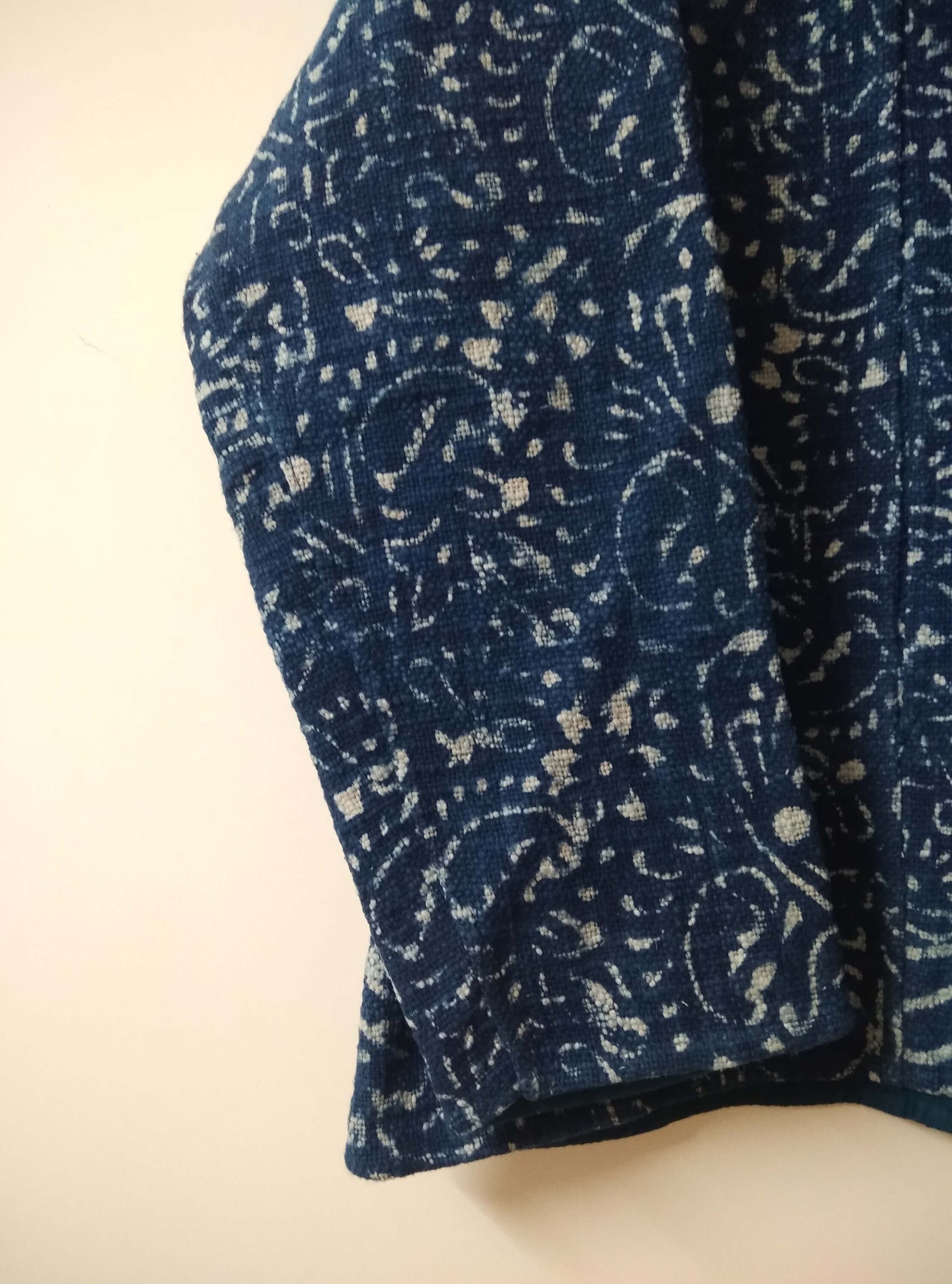Indigo Blue Kantha Jacket Quilted Kantha Jacket Indian - Etsy