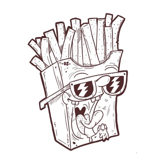 Coloring Pages Of Fries