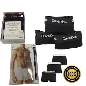 CK Herrboxershorts/Trunk i bomullsstretch, 3-pack