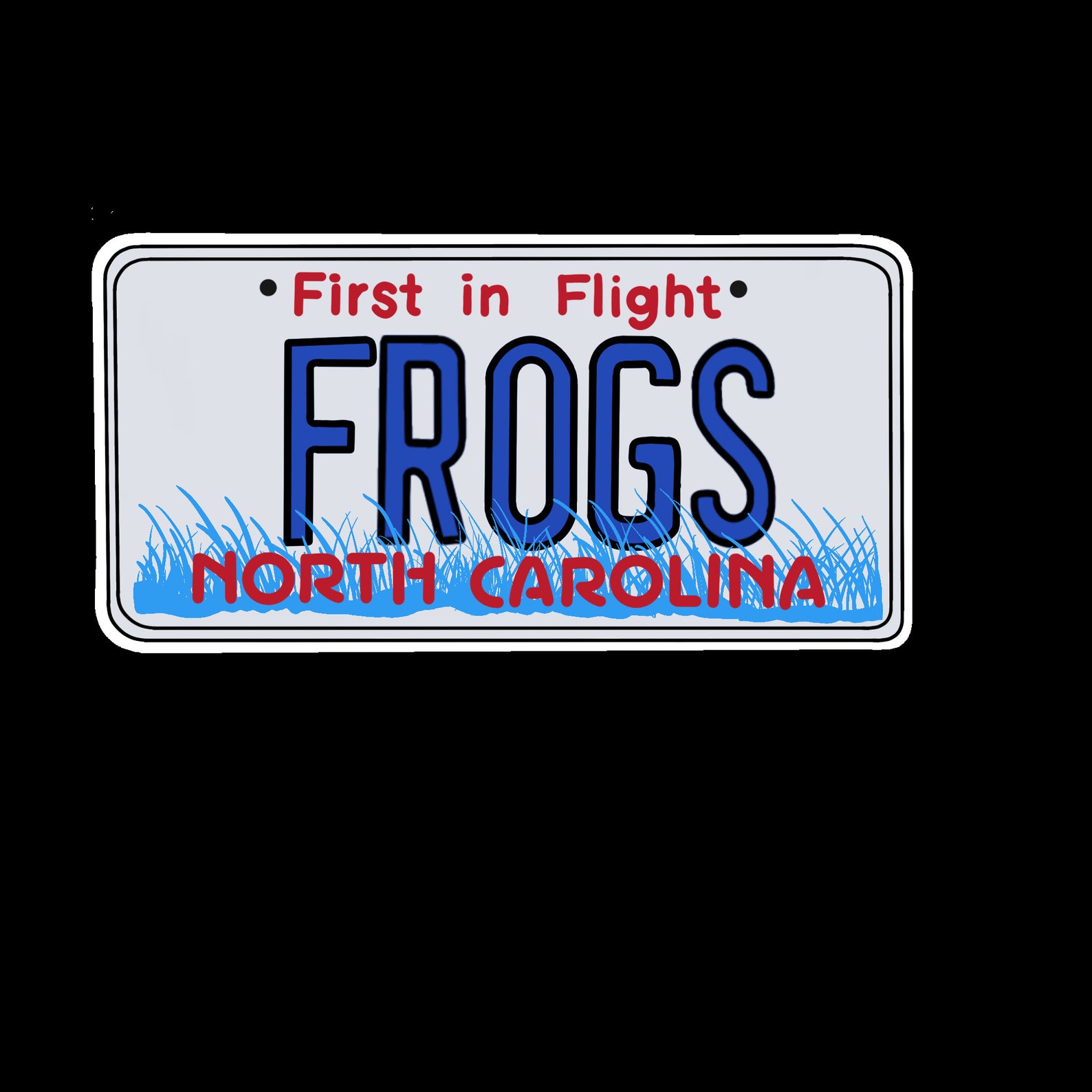 Custom North Carolina License Plate Stickers Etsy
