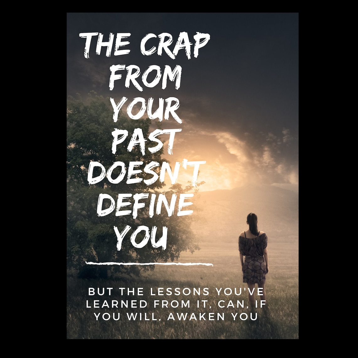 Your past doesn't define you poster | Etsy