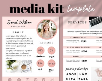 Media Kit Template Etsy