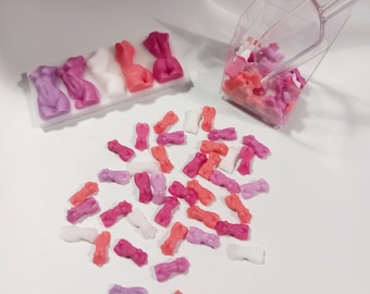 Barra de cera fundible para torsos y mini torsos para San Valentín lésbico, regalo LGBTQIA