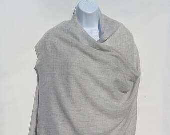 Silver cashmere wrap clearance