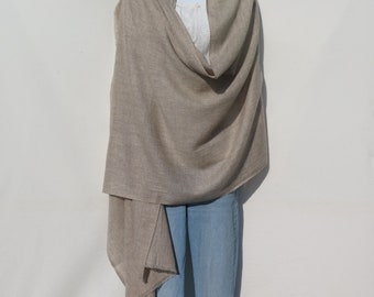 tan cashmere wrap