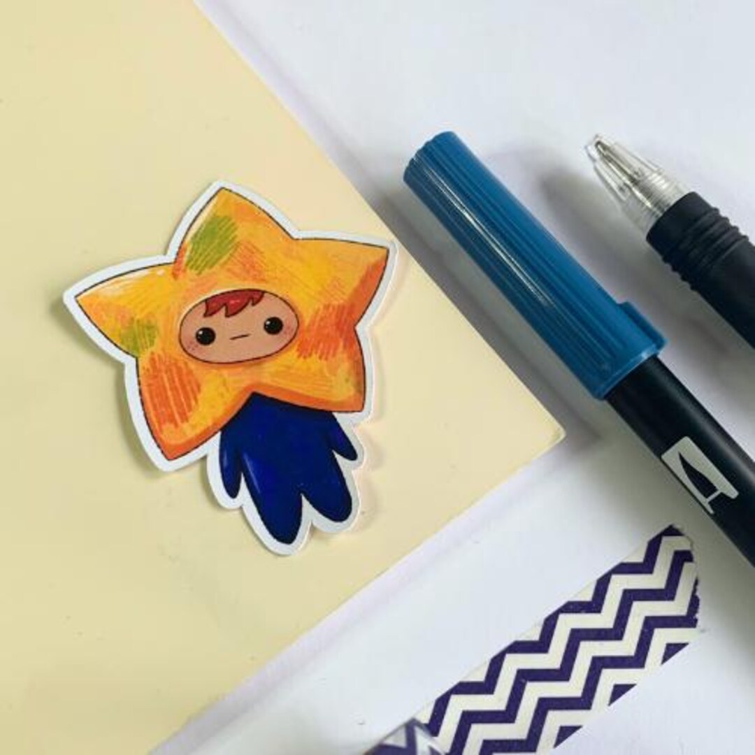 Astro // Star Boy Sticker: Matte Die-cut Vinyl Sticker - Etsy