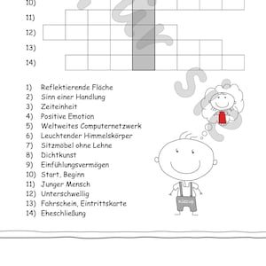 Ik denk aan je - als bericht in het kruiswoordraadsel - Downloaden
