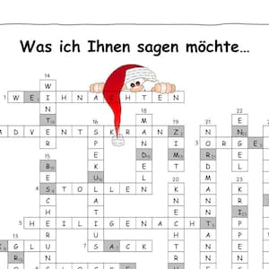 Puzzle del calendario dell'Avvento "È un piacere lavorare con te." come download