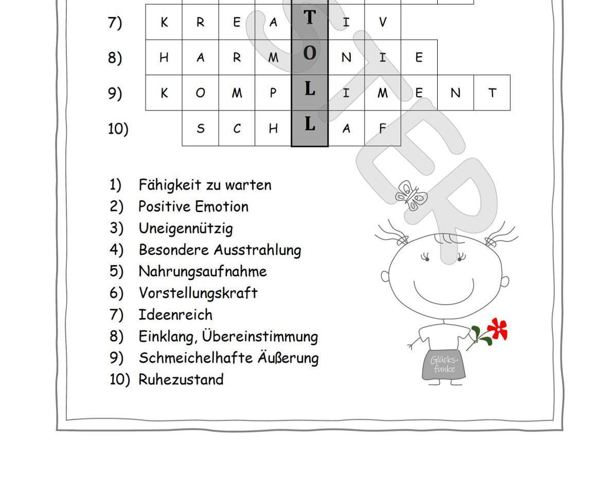 Du bist toll - als Botschaft im Rätsel - Download