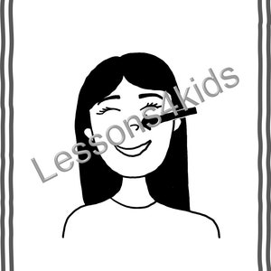 body parts and five senses printable flashcards and posters etsy