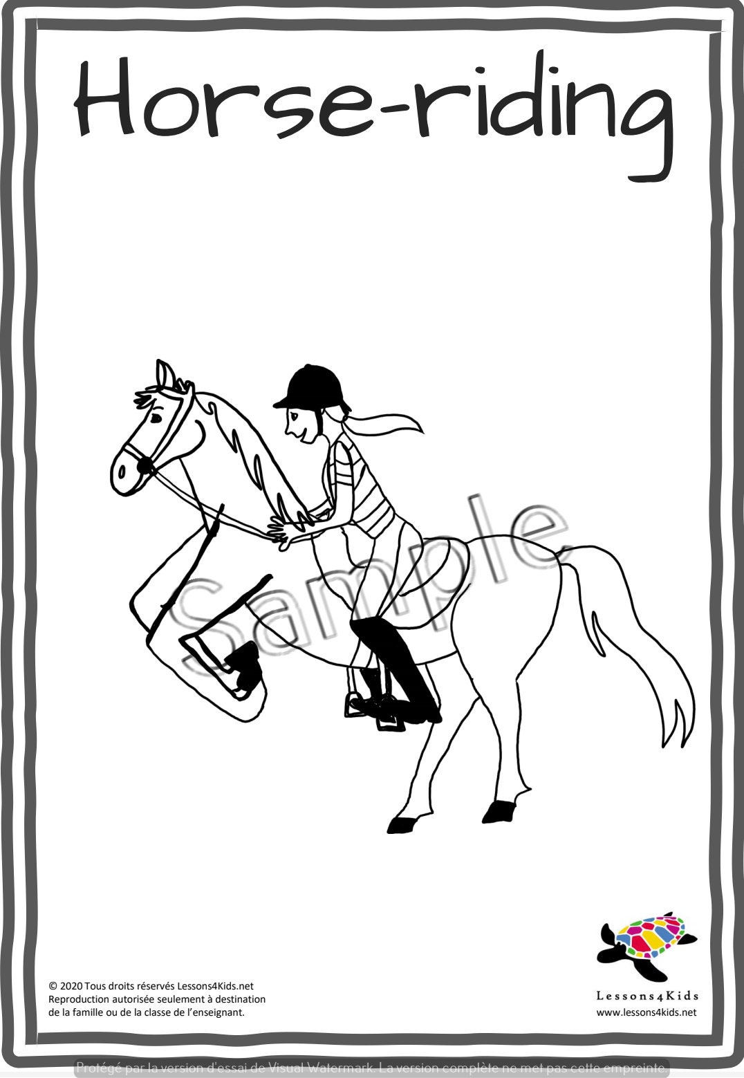 Hobbies and activities printable flashcards for children to Etsy