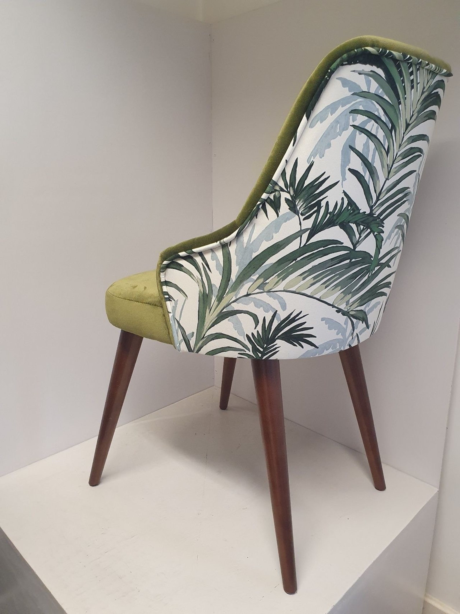 Luxury armchair comfortable dining chair solid wood chair Etsy