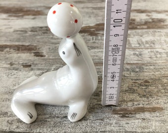 XL Robbe Dekofigur Seehund Figur Garten 62 cm Magnesia Wetterfest 