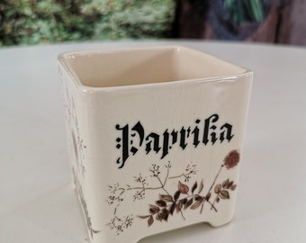 Töpfchen "Paprika",  Vintage