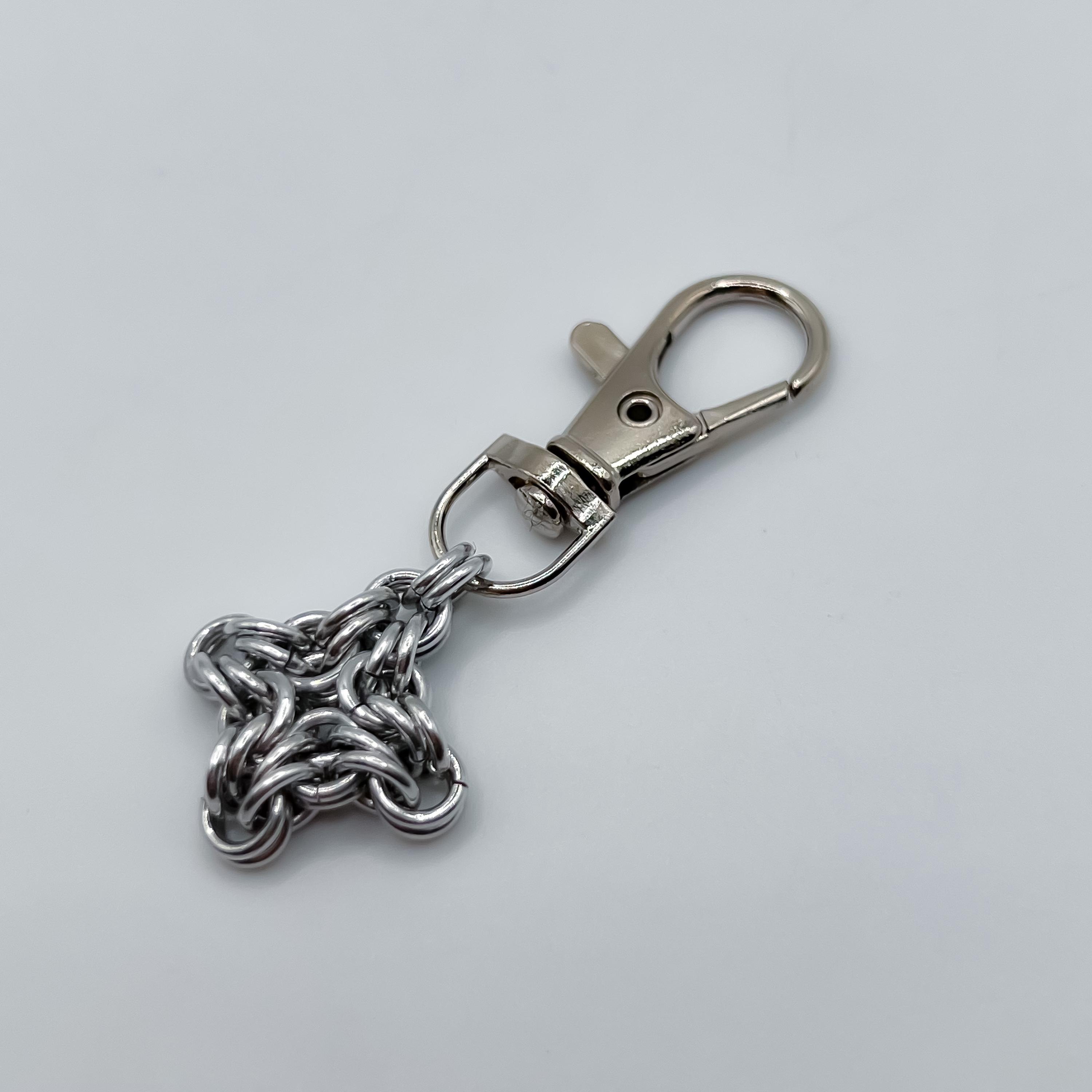 MTO Star Chainmail Keychains | Purse Charm, Grunge Accessories