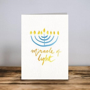 Miracle of Light | Hanukkah Card