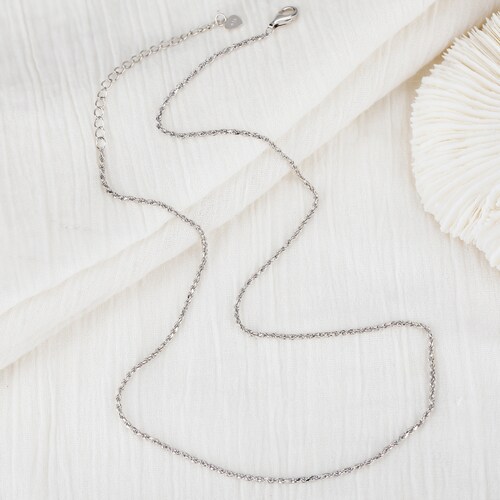 Rope Chain, Chain Necklace, Minimal Choker Necklaces, Necklace Gift, Gift for Her, Christmas Gifts, Valentine's shops Day Gifts, Mothers Necklace