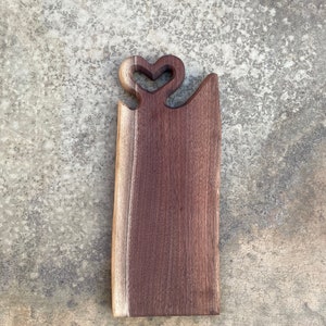 Small Handmade Walnut Charcuterie Board, Cutting Board, Live Edge Walnut, Serving Tray, Cheese Board, Hosting, Party Platter, Kitchen Decor